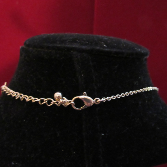 Deep Yellow Crystal Teardrop Necklace Earrings Set - Picture 4 of 4